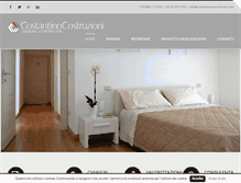 Tablet Screenshot of costantinocostruzionisrl.com
